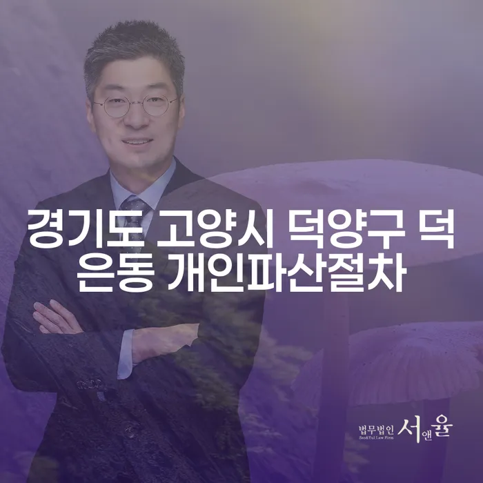 경기도 고양시 덕양구 덕은동 개인파산절차, 어떻게 시작하면 좋을까요?